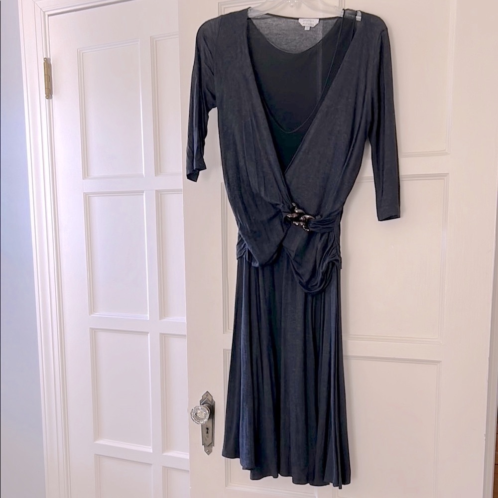 Max Mara Charcoal Jersey Dress